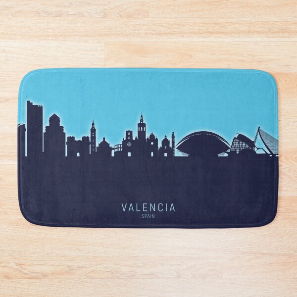Item preview, Valencia Spain Skyline designed and sold by ArtPrints.