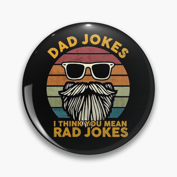 Item preview, Dad Jokes I Think You Mean Rad Jokes Funny Gift For Bearded Daddy Vintage  designed and sold by alenaz.