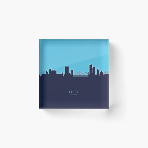Item preview, Liege Belgium Skyline designed and sold by ArtPrints.