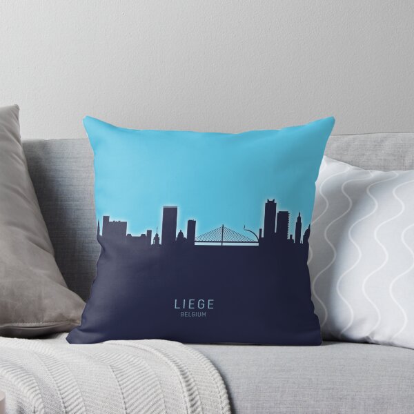 Item preview, Liege Belgium Skyline designed and sold by ArtPrints.