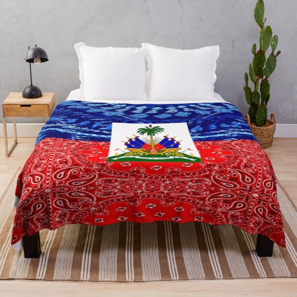 Item preview, Vintage Haitian Flag designed and sold by artbyomega.