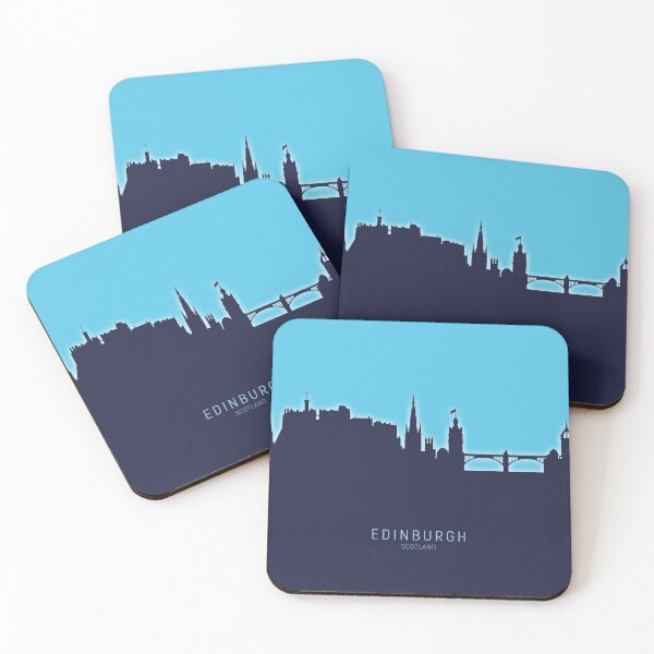 Item preview, Edinburgh Scotland Skyline designed and sold by ArtPrints.