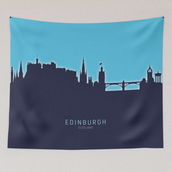 Item preview, Edinburgh Scotland Skyline designed and sold by ArtPrints.