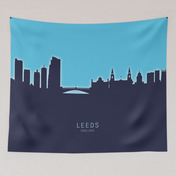 Item preview, Leeds England Skyline designed and sold by ArtPrints.