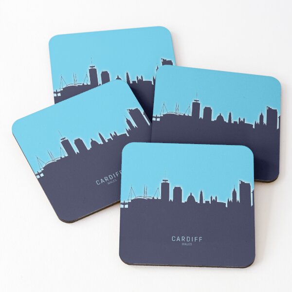 Item preview, Cardiff Wales Skyline designed and sold by ArtPrints.