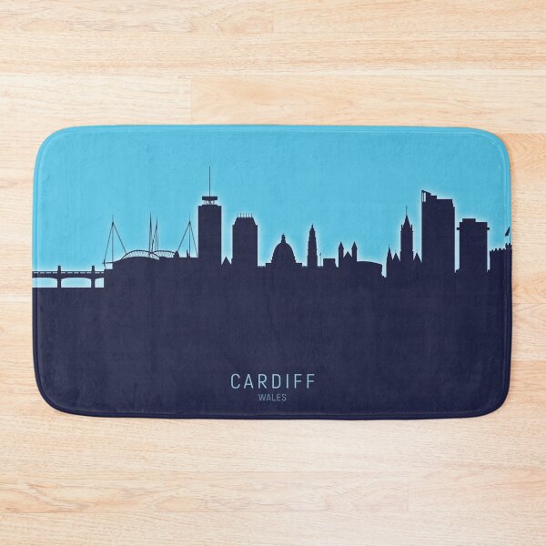 Artikelvorschau, Cardiff Wales Skyline entworfen und verkauft von ArtPrints.