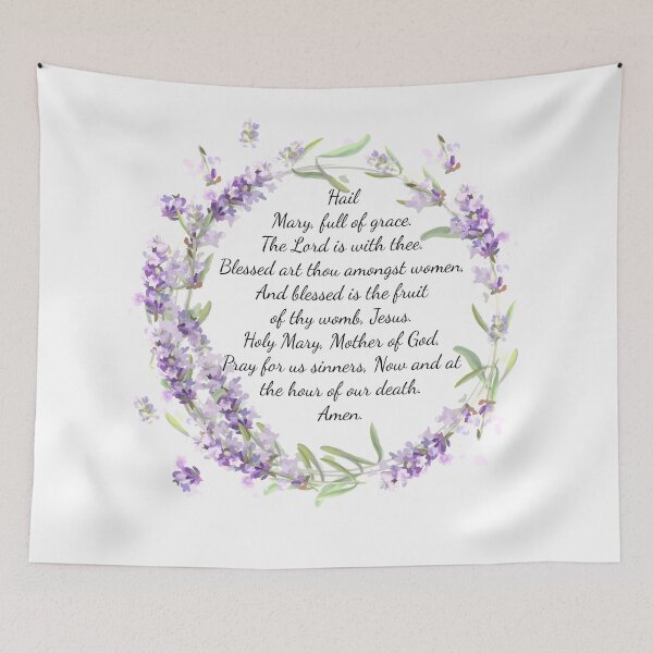 Item preview, Hail Mary Prayer designed and sold by neteor.
