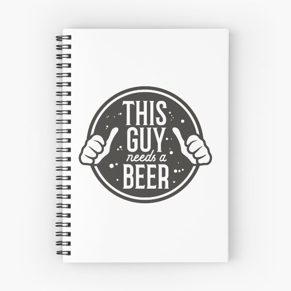 Item preview, THIS GUY NEEDS A BEER FUNNY BEER DESIGN designed and sold by Picspot.