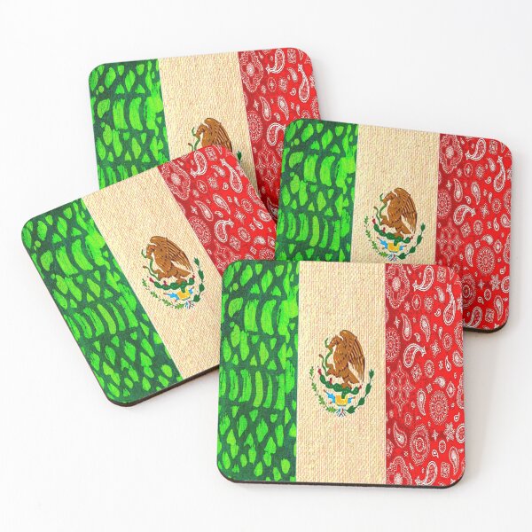 Item preview, Vintage Mexican Flag designed and sold by artbyomega.