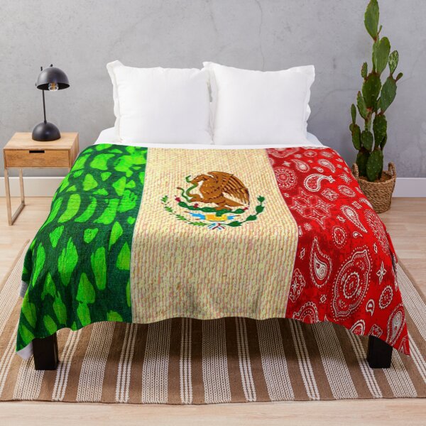Item preview, Vintage Mexican Flag designed and sold by artbyomega.
