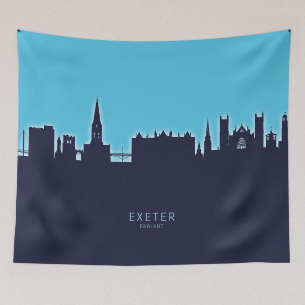 Item preview, Exeter England Skyline designed and sold by ArtPrints.