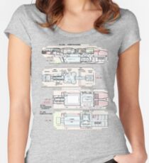 Firefly Serenity Tankerton Class Women's Fitted Scoop T-Shirt