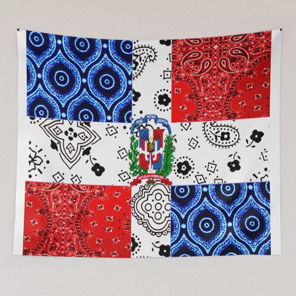 Item preview, Vintage Dominican Republic Flag designed and sold by artbyomega.