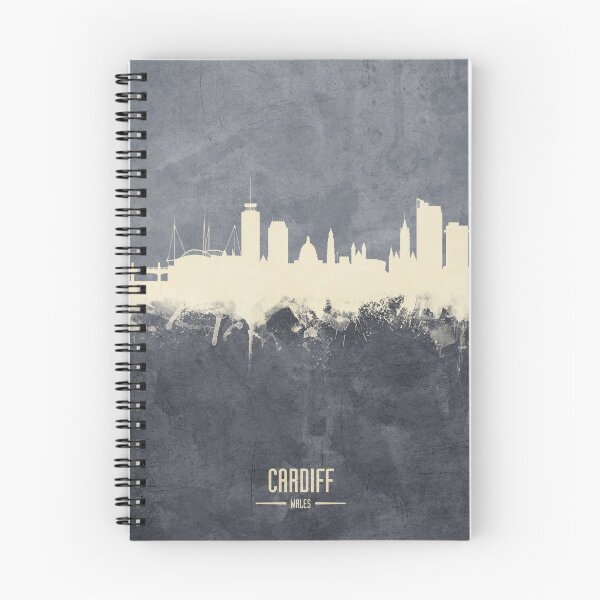 Artikelvorschau, Cardiff Wales Skyline entworfen und verkauft von ArtPrints.