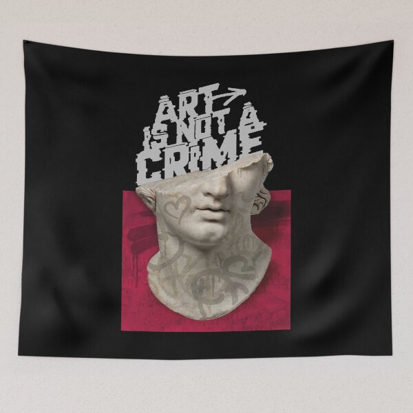 Item preview, art is not a crime designed and sold by 2scrbly.
