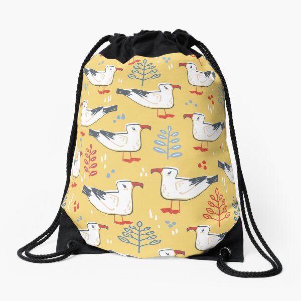 Item preview, Pattern  with walking gull. designed and sold by Dina Konovalova.