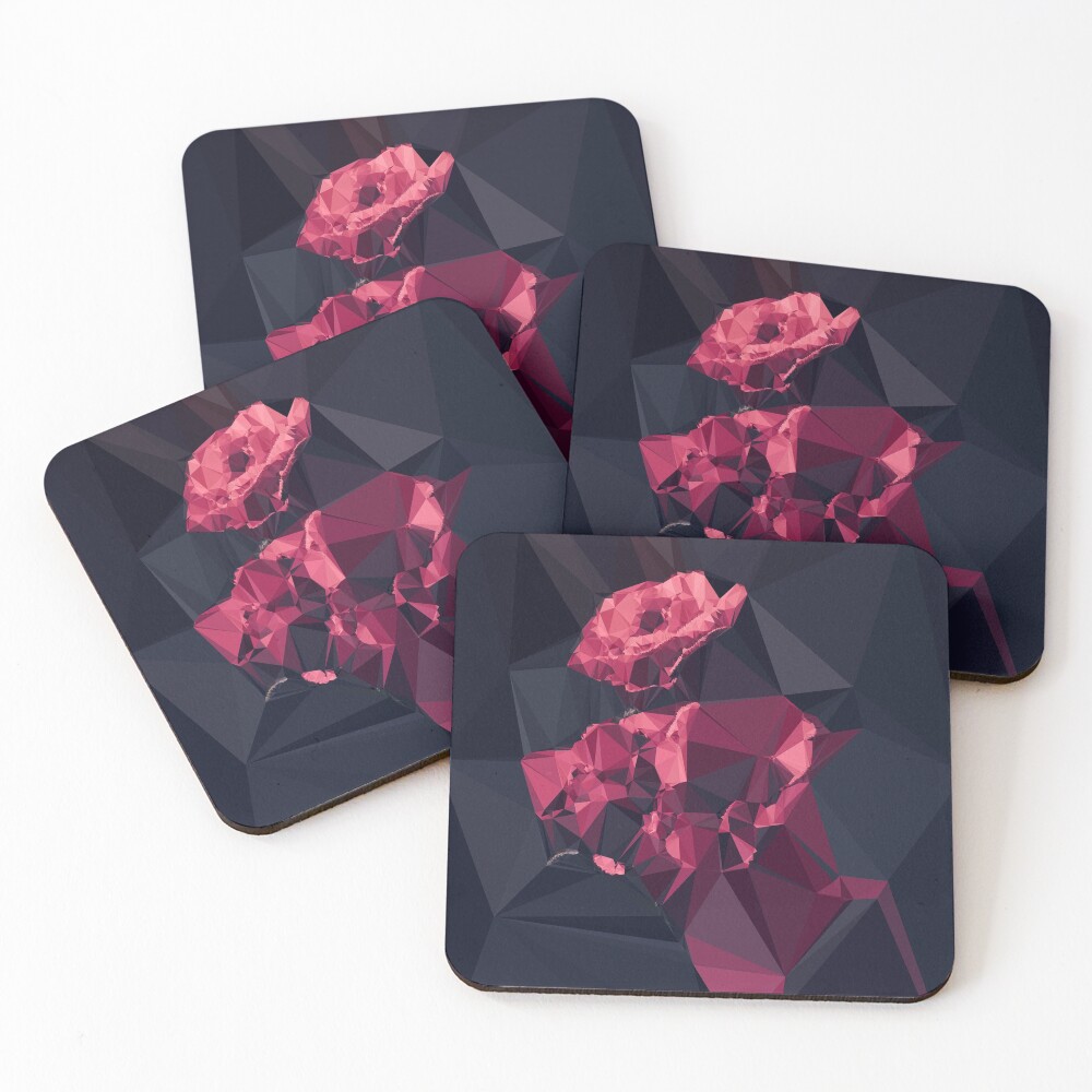 Aperçu de l'œuvre Dessous de verre (lot de 4) créée et vendue par EDDESIGNFORFUN.