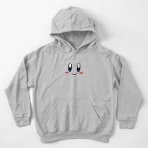 Sudadera con capucha para niños Cara de Kirby