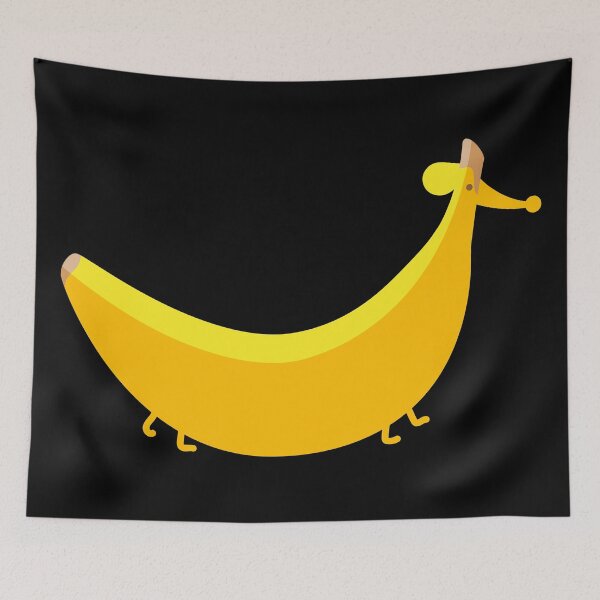 Artikelvorschau, Lustiger Bananen Dackel entworfen und verkauft von spontania.