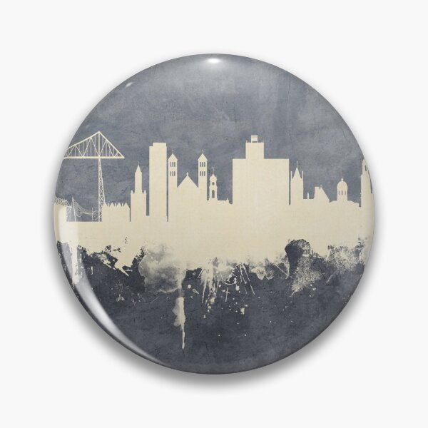 Item preview, Middlesbrough England Skyline designed and sold by ArtPrints.