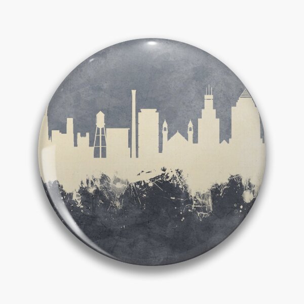 Item preview, Durham North Carolina Skyline designed and sold by ArtPrints.