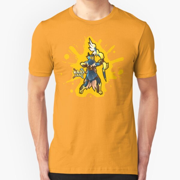 Raid.Land Falcon Hunter Yellow Slim Fit T-Shirt