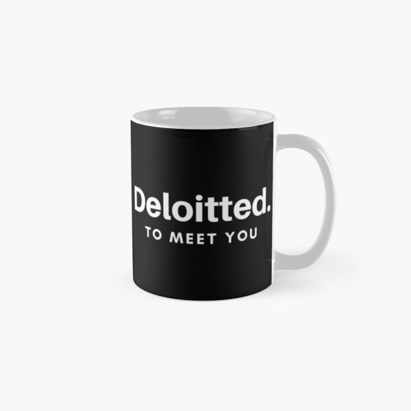 Funny Auditing Assurance Accounting Deloitte Classic Mug