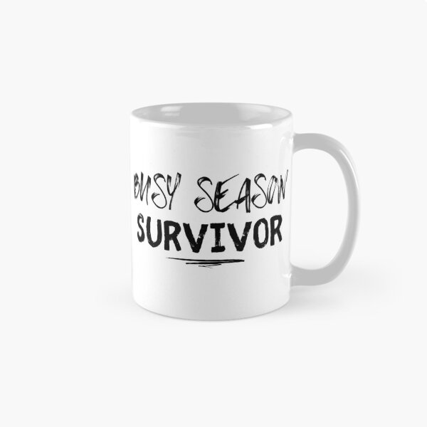 Item preview, Busy Season Survivor Funny Audit Gift designed and sold by IntegrityDesign.