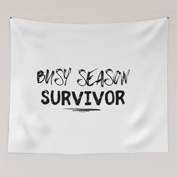 Item preview, Busy Season Survivor Funny Audit Gift designed and sold by IntegrityDesign.