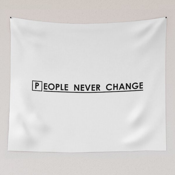Item preview, House MD - People Never Change designed and sold by Skulltech.