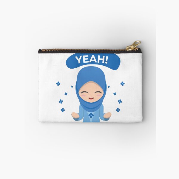 Item preview, Veiled girl happy cartoon character designed and sold by amersoliman.