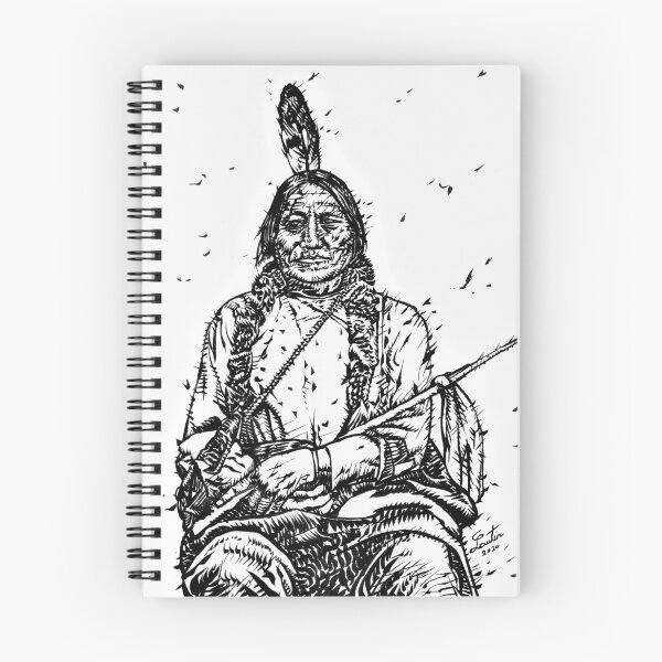 Item preview, SITTING BULL ink portrait.1 designed and sold by lautir.