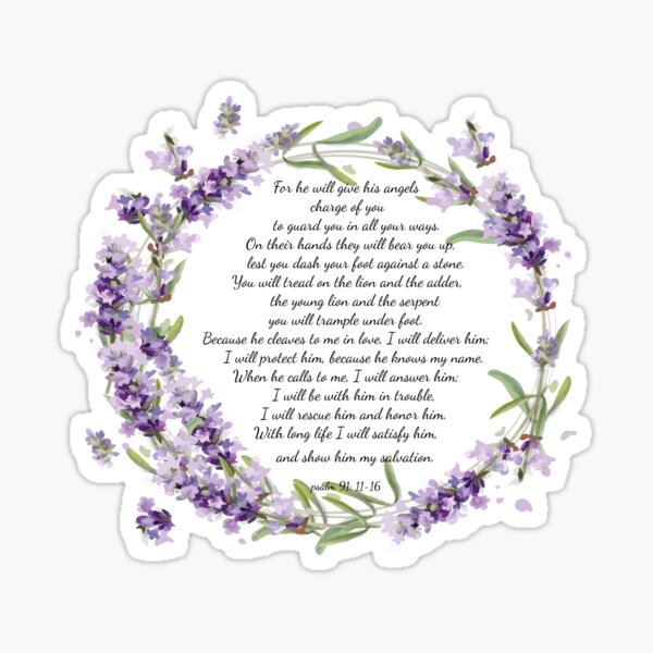 Item preview, psalm 91:11-16 designed and sold by neteor.