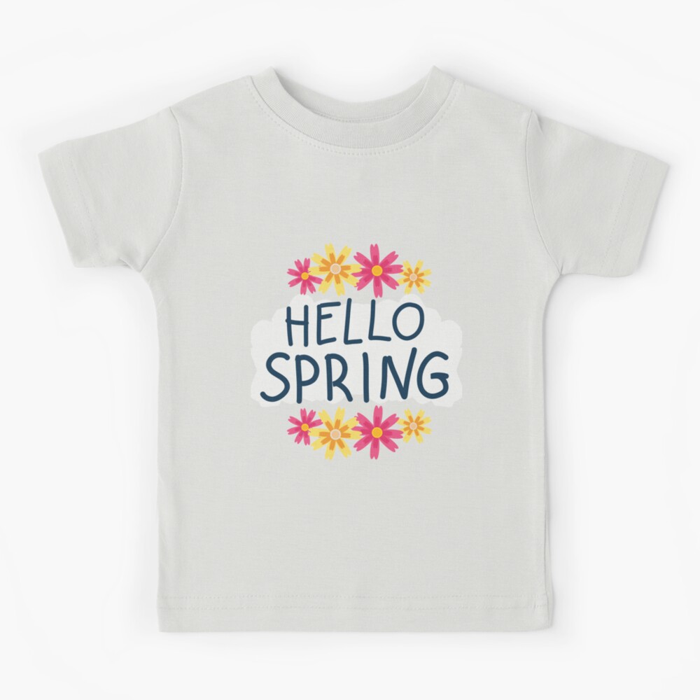 Hello Spring T-shirt Cute Spring Tee Spring Clothing Spring 