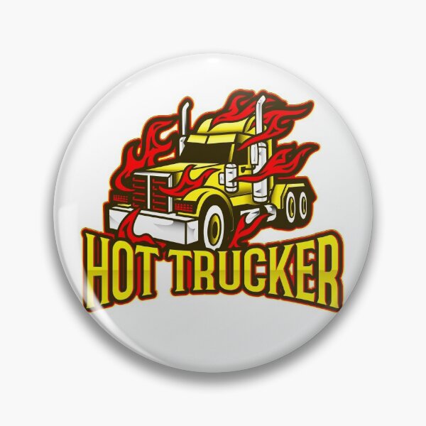 Item preview, Hot Trucker a cool truck with flames design designed and sold by luvvvvvit.