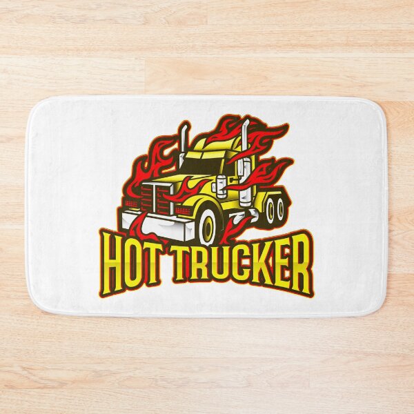 Item preview, Hot Trucker a cool truck with flames design designed and sold by luvvvvvit.