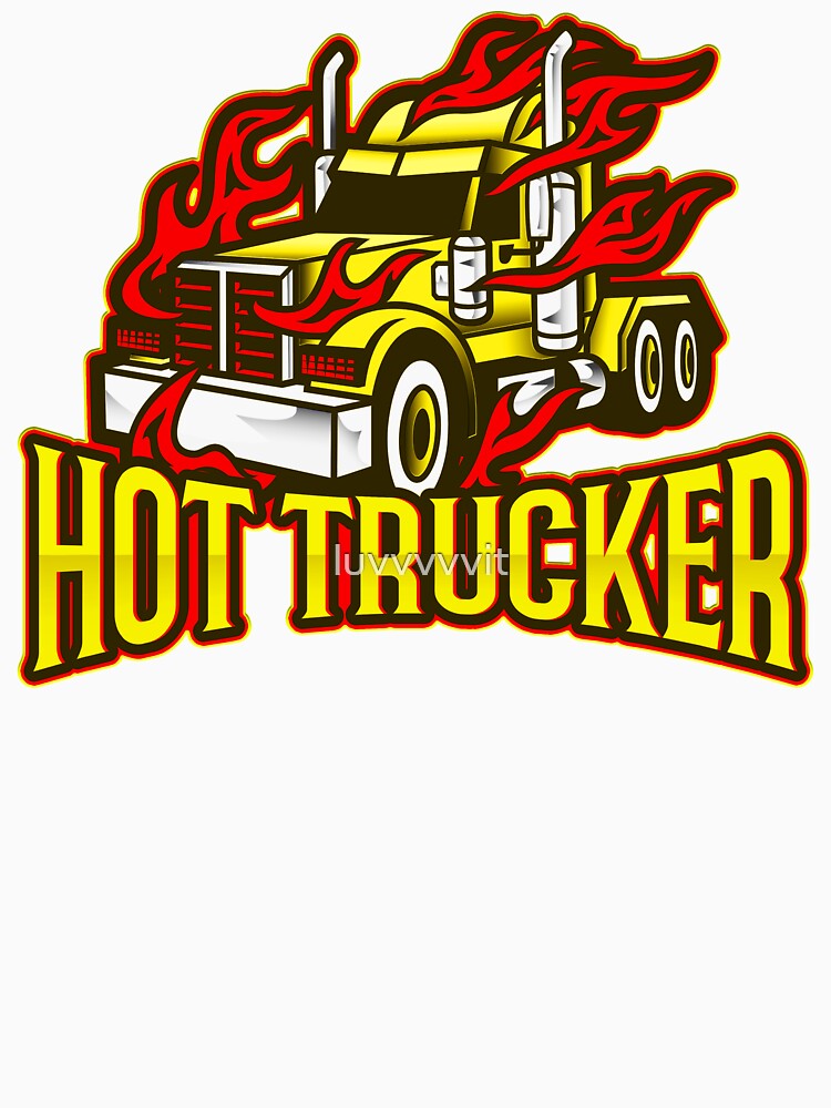 MAN Truck Driver Trucking Trucker Design Essential T-Shirt for Sale by  luvvvvvit