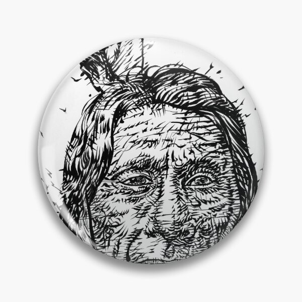 Item preview, RED CLOUD ink portrait.2 designed and sold by lautir.
