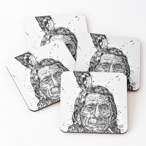 Item preview, RED CLOUD ink portrait.2 designed and sold by lautir.