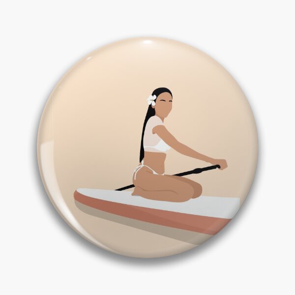 Item preview, Paddle girl - Swimsuit - Flower - Ocean - Swimming designed and sold by Sara Vissante.