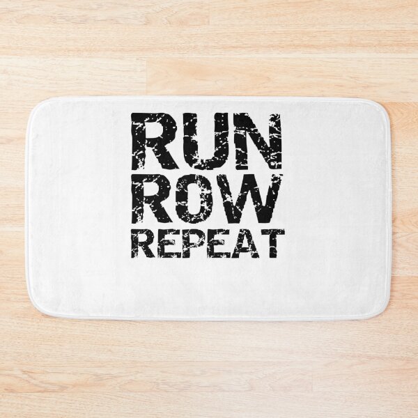 Item preview, Vintage Run Row Repeat Funny Workout Quote designed and sold by TNDesignStudio.