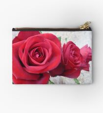 Three Red Roses Studio Pouch