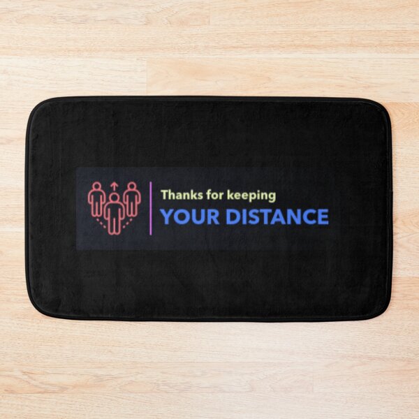 Item preview, Thanks For Keeping Your Distance designed and sold by darknessjeff86.