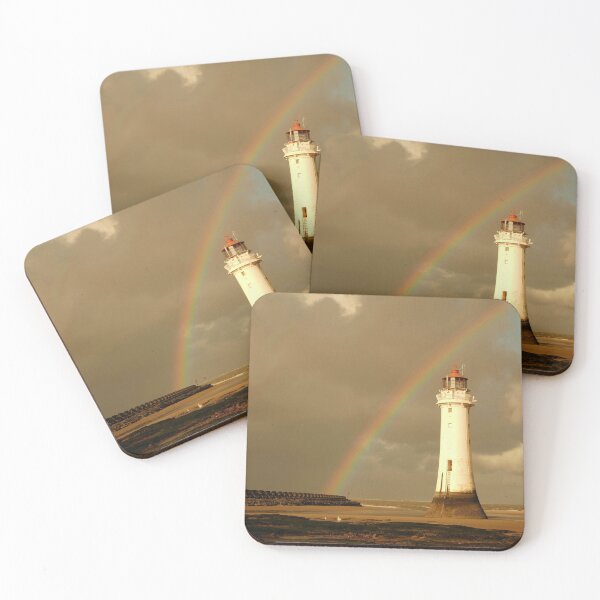 Item preview, Rainbow Over New Brighton .....Location ....New Brighton Lighthouse ,Wirral, Merseyside. England. designed and sold by ALEXANDER  STEPHEN PEMBERTON.