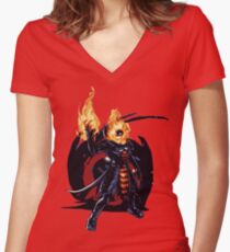 UMvC3: Dormammu Women's Fitted V-Neck T-Shirt