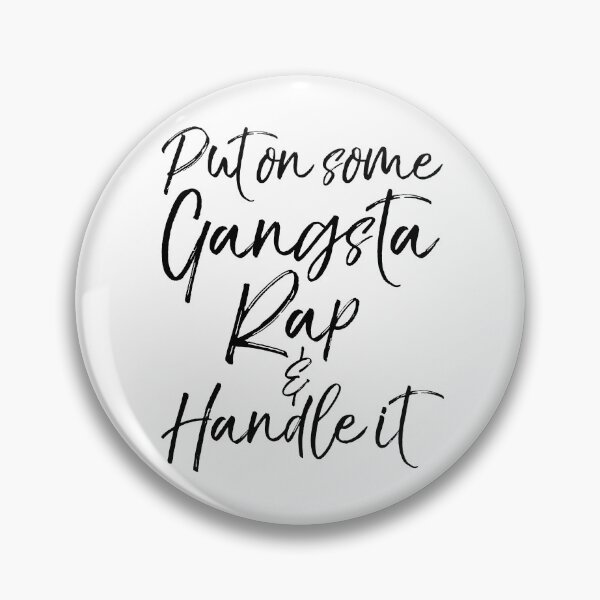 Item preview, Cute Put on Some Gangsta Rap & Handle it Funny Workout Quote designed and sold by TNDesignStudio.