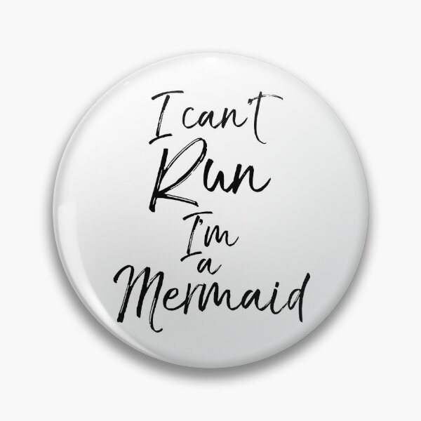 Item preview, Funny I Can't Run I'm a Mermaid Funny Workout Quote designed and sold by TNDesignStudio.