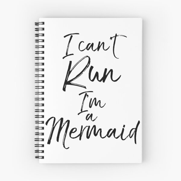 Item preview, Funny I Can't Run I'm a Mermaid Funny Workout Quote designed and sold by TNDesignStudio.