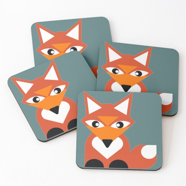 Item preview, Cute fox digital art, vector art for children and for fox lovers designed and sold by susyrdesign.