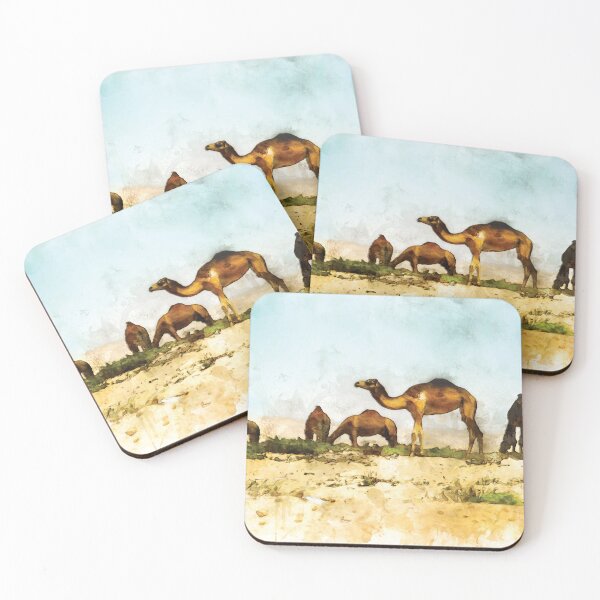 Item preview, Camels in the Desert (3) designed and sold by CLManey.